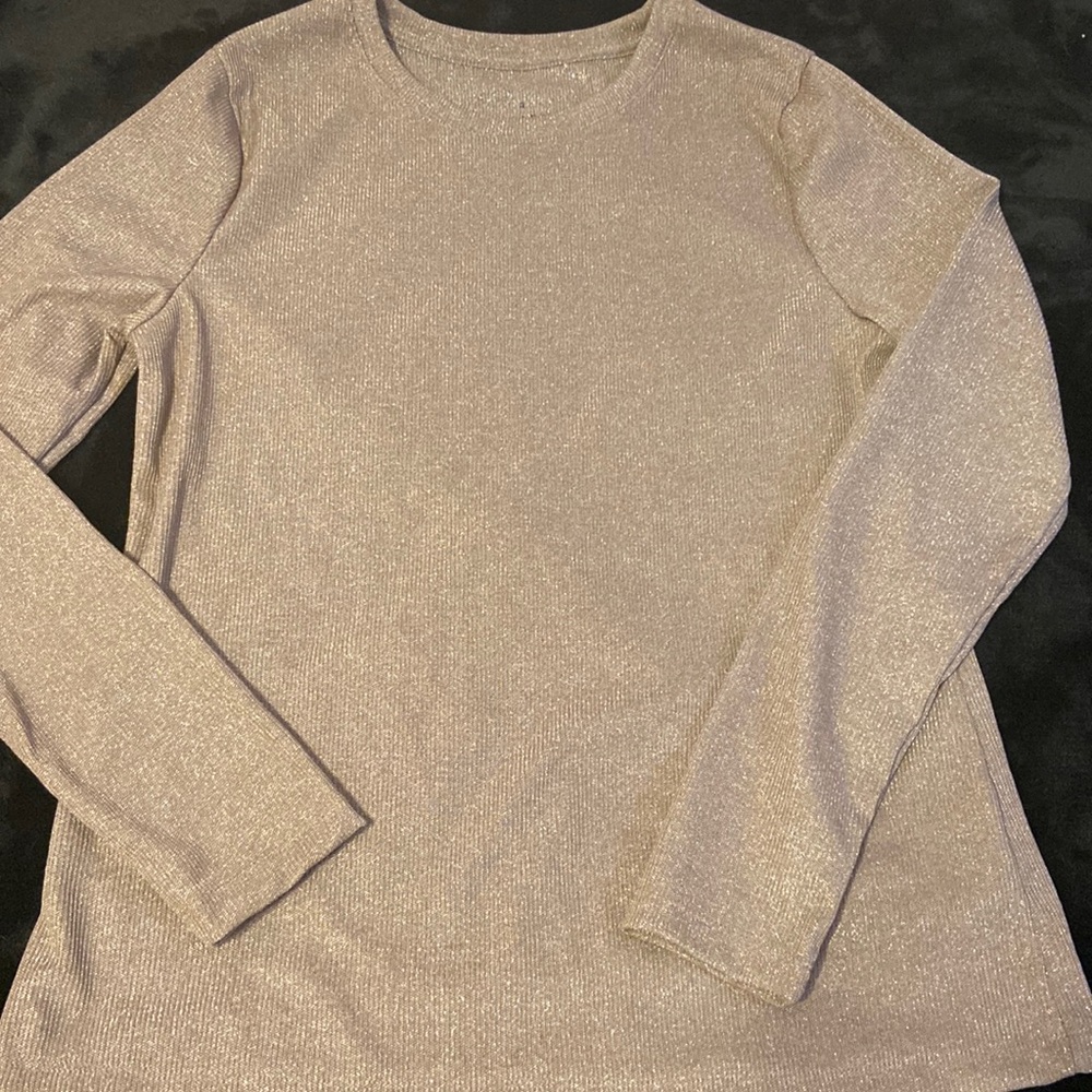 A New Day sparkle long sleeve shirt -large